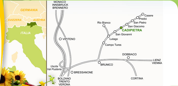 Come arrivare a Cadipietra in Valle Aurina - Klausberg